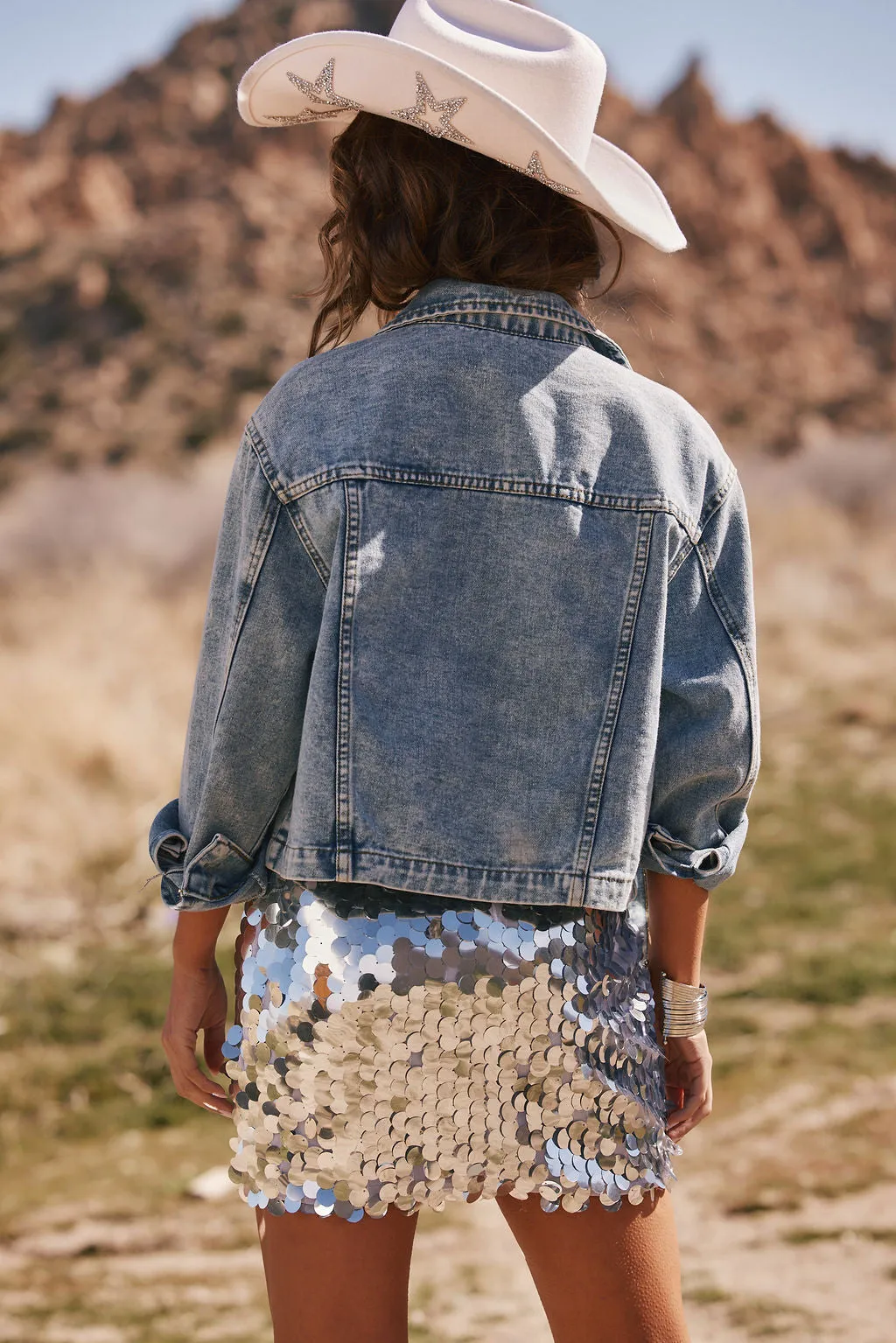 Knoxville Rhinestone Denim Jacket