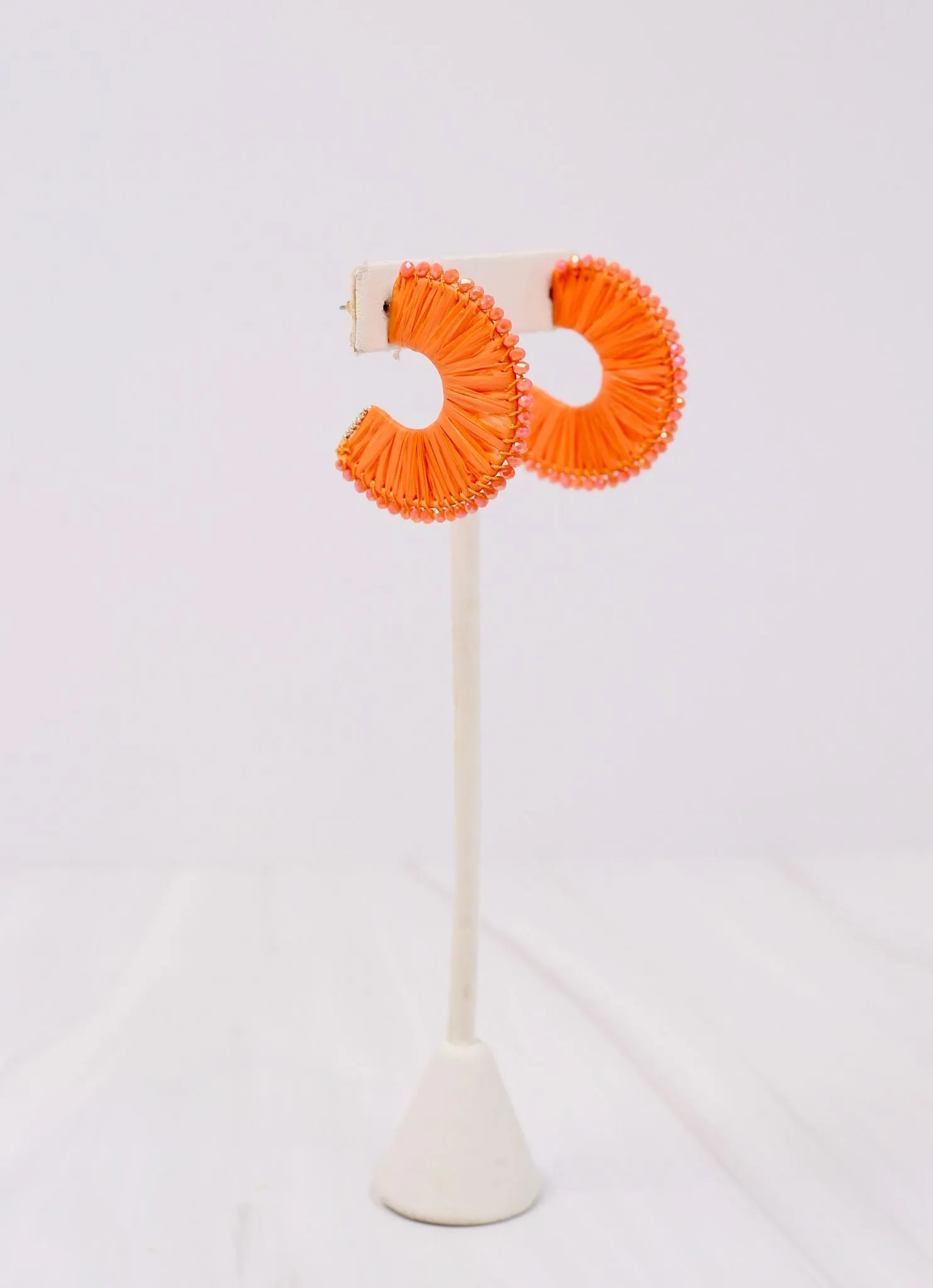 Lakeshore Wrapped Hoop Earring ORANGE