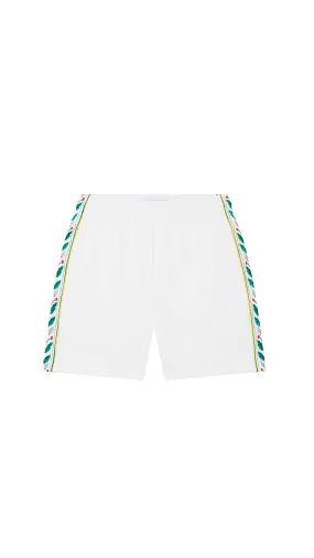 Laurel Track Shorts - White