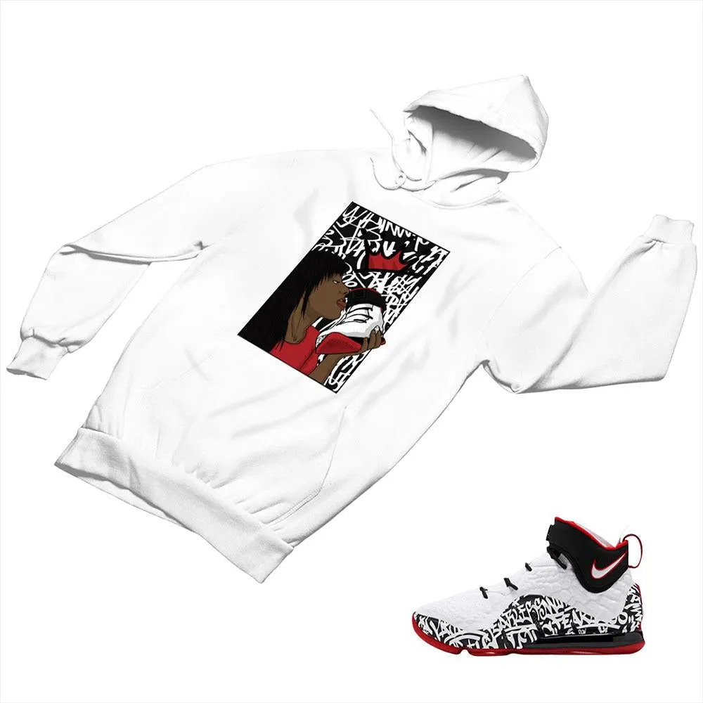 LeBron 17 Graffiti Matching Custom Designed Hoodies NLB17 1-4-10