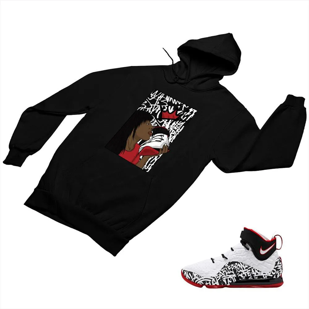 LeBron 17 Graffiti Matching Custom Designed Hoodies NLB17 1-4-10