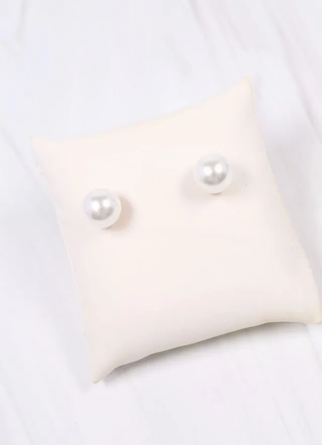 Linda Pearl Stud Earring CREAM