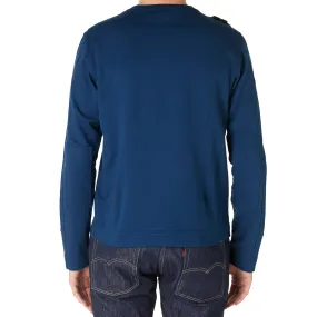 MA.STRUM Long Sleeve Compass TeeNorthern Blue