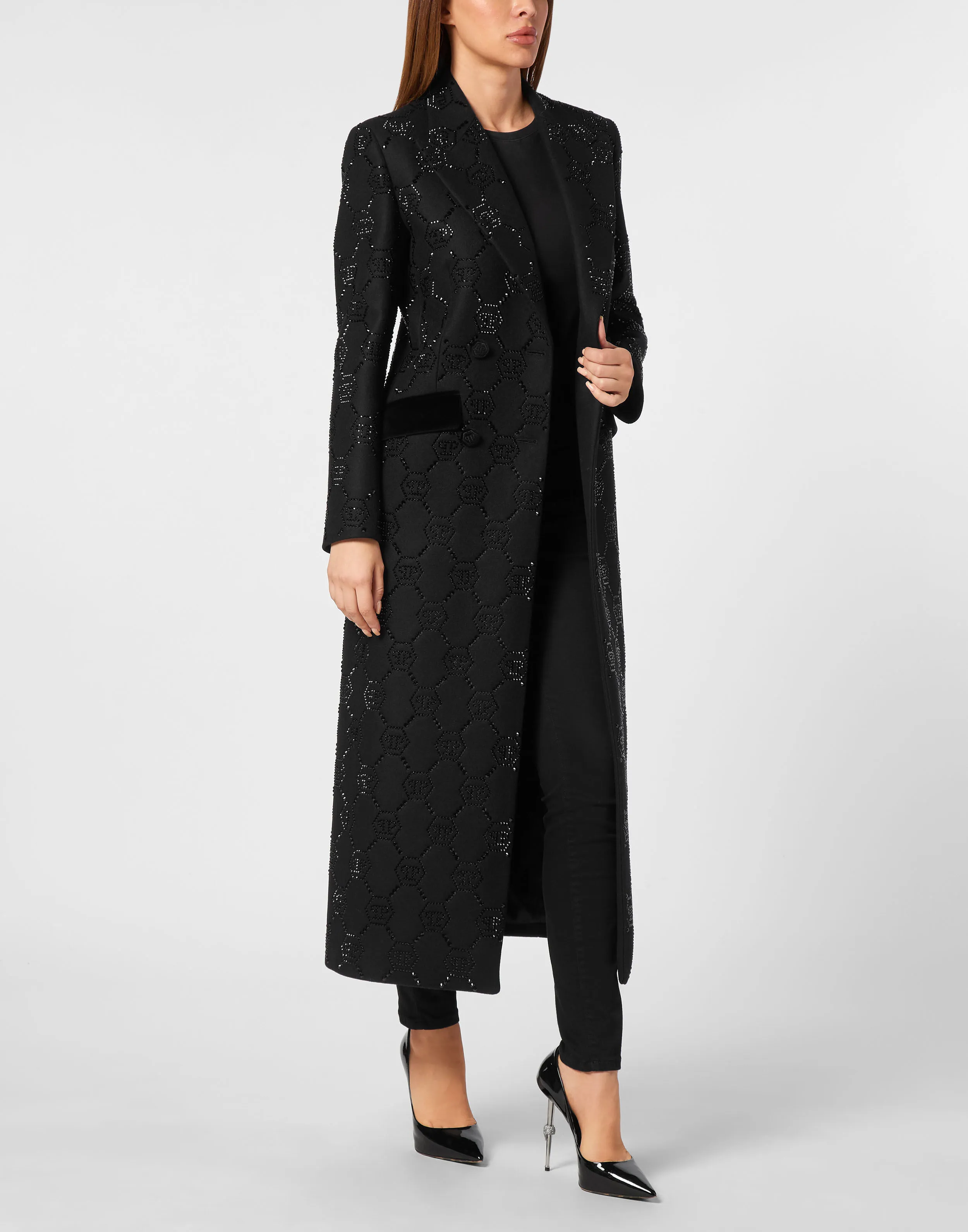 Maxi Coat Strass Monogram