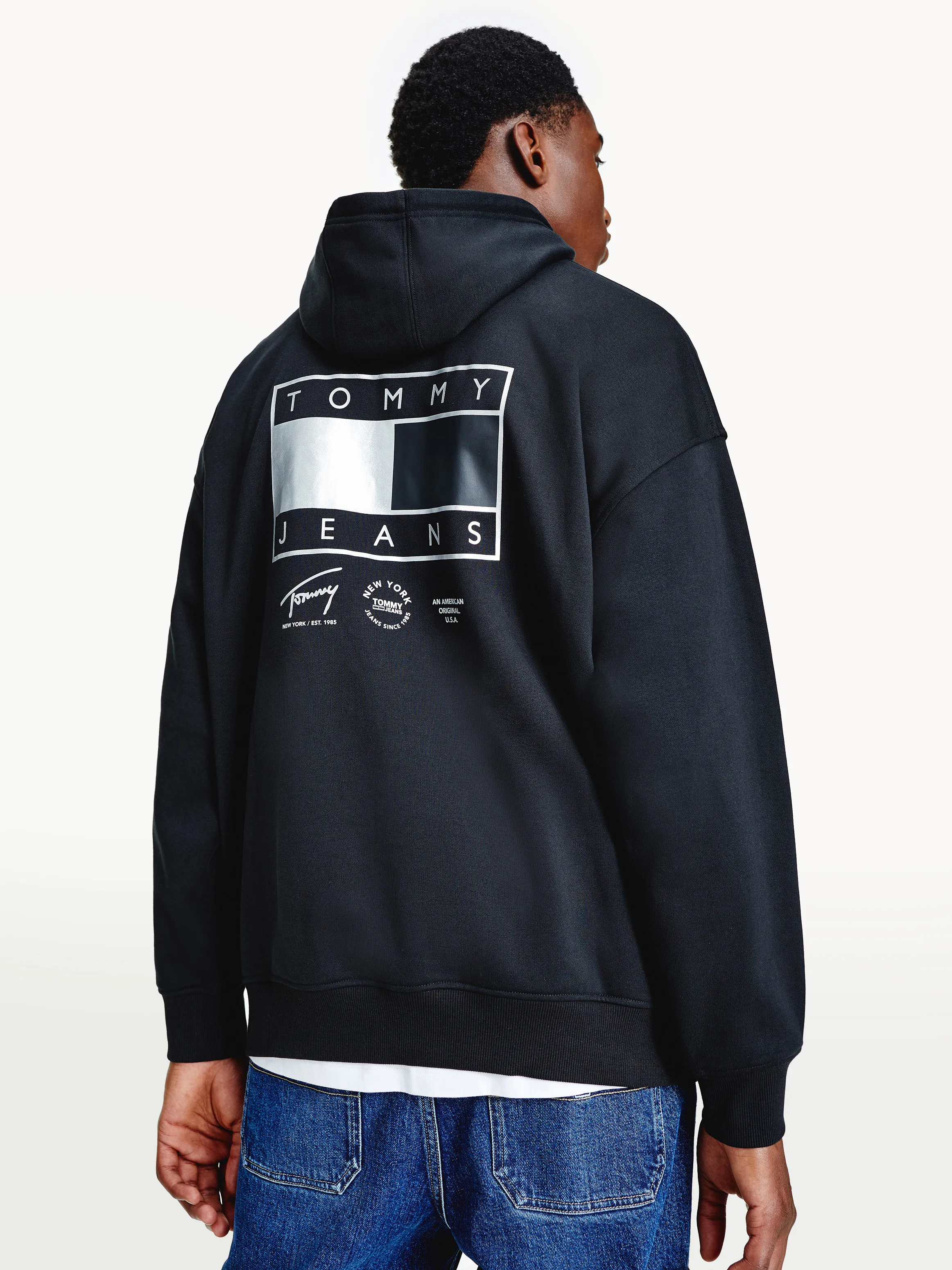 Metallic Relaxed Fit Hoodie | Hoodies | Tommy Hilfiger