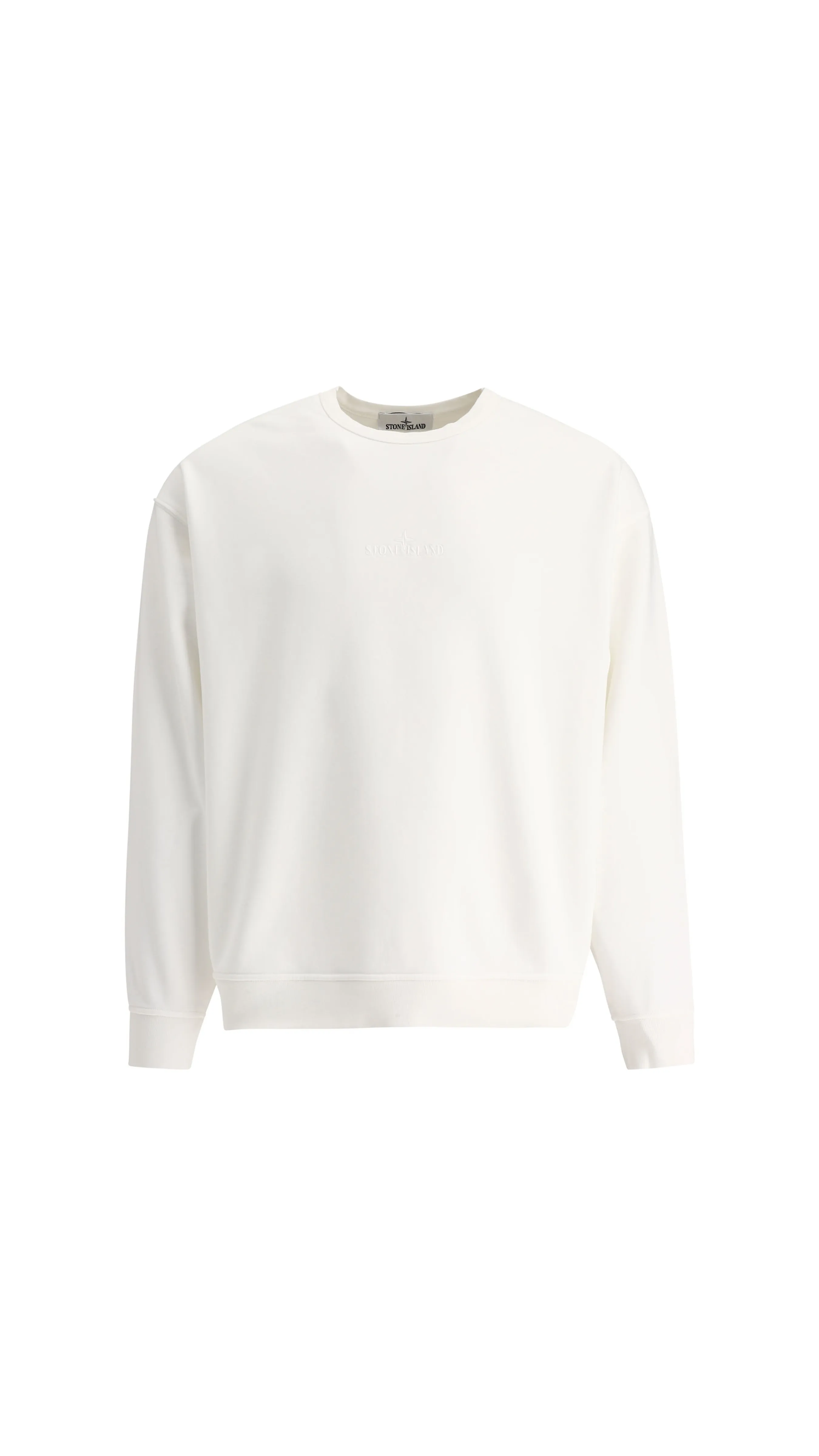 Micrographic Sweatshirt - White