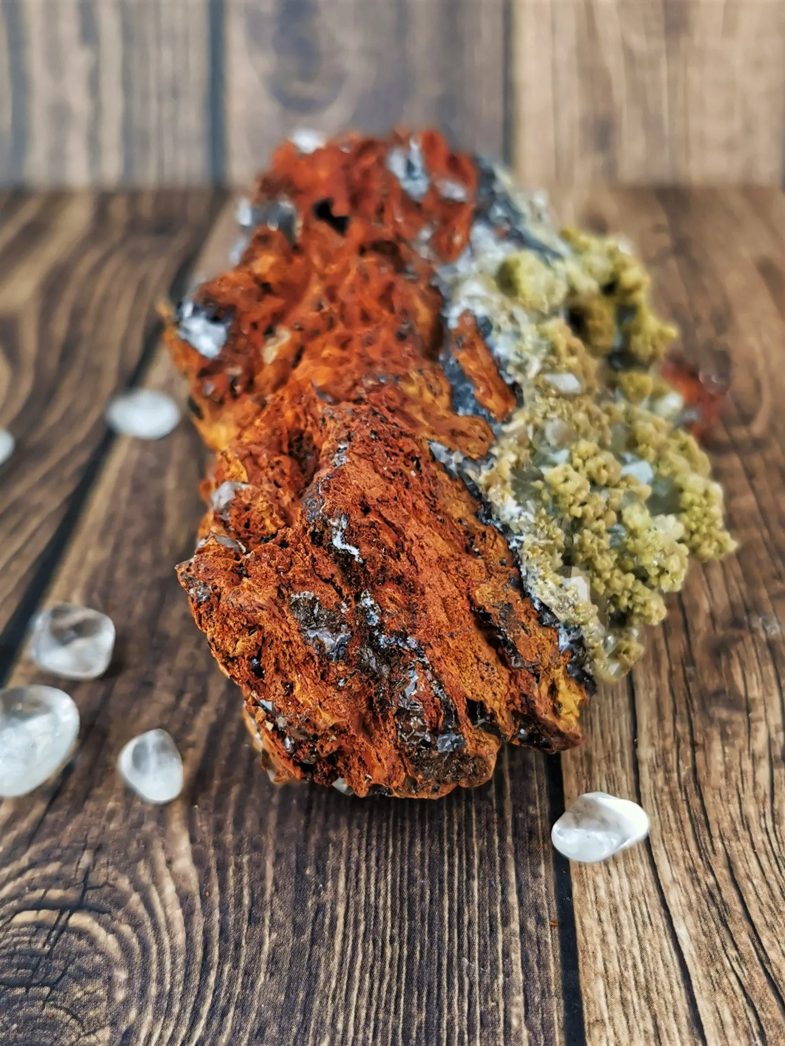 Mimetite with Calcite Specimen