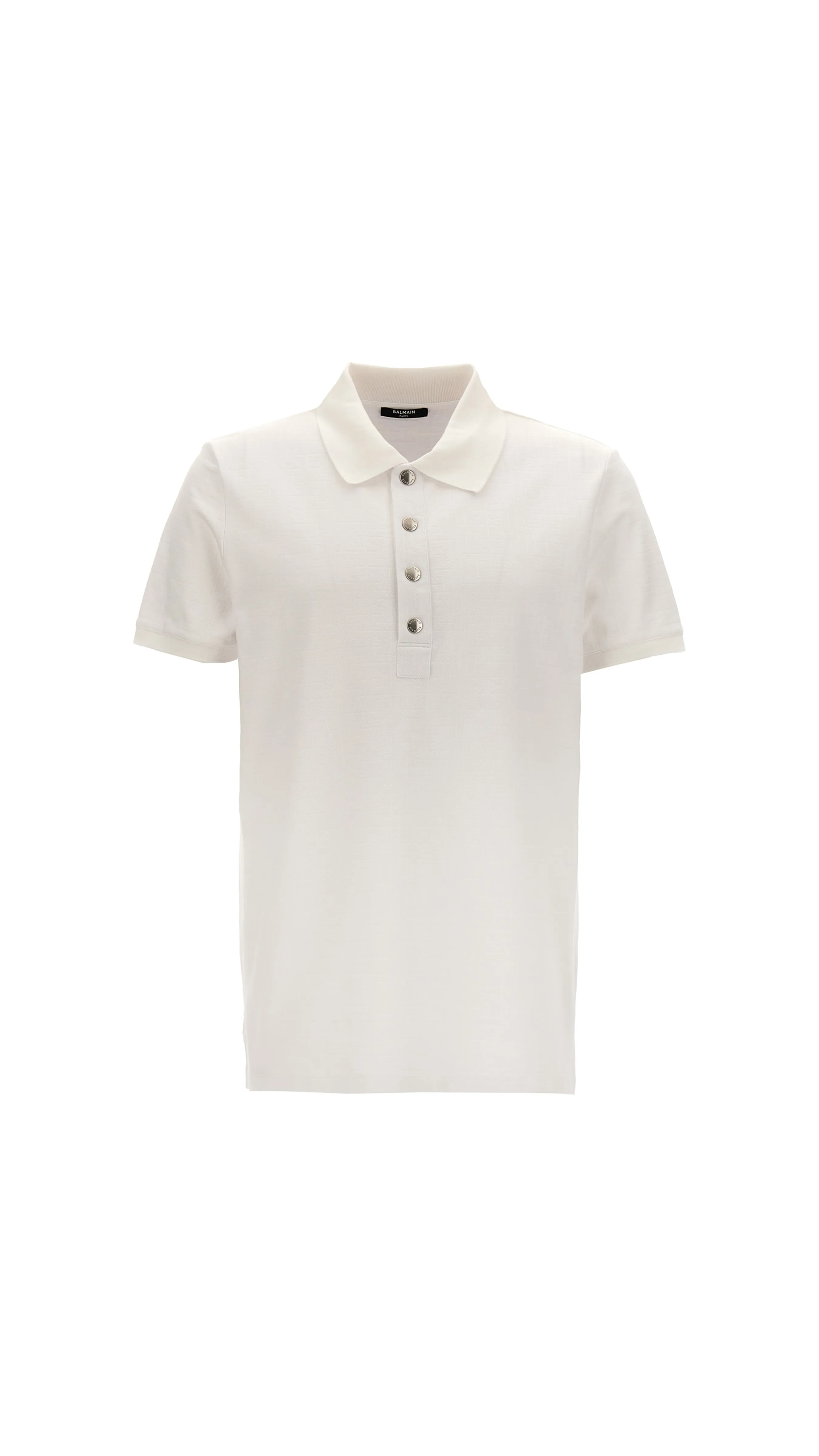 Monogram Polo Shirt - White