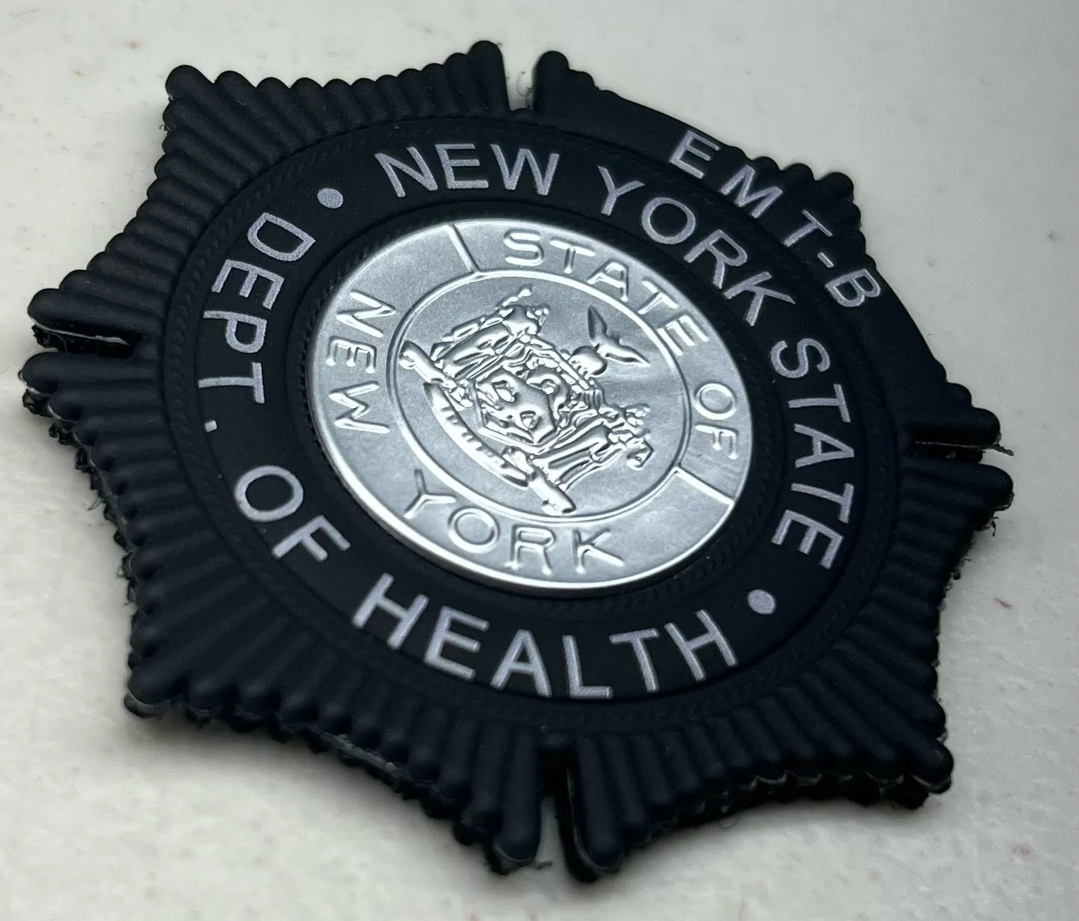 New York EMT-B FlexBadge (Velcro Backed)