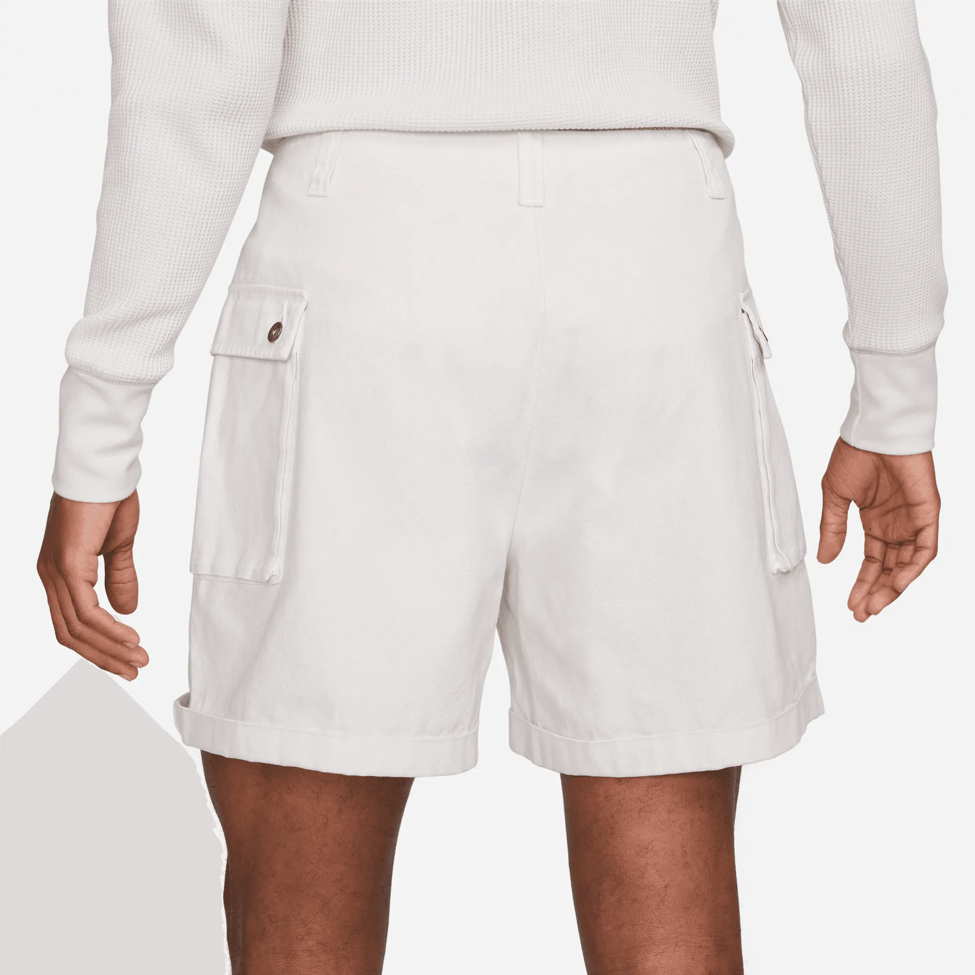 Nike Life Men's Woven P44 White Cargo Shorts