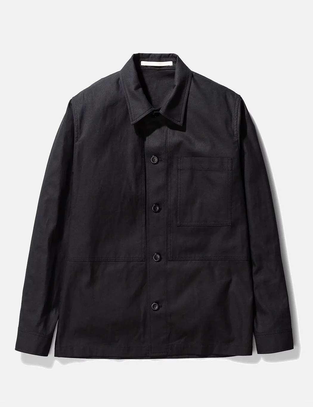 Norse Projects Kyle Cotton Linen Jacket - Black