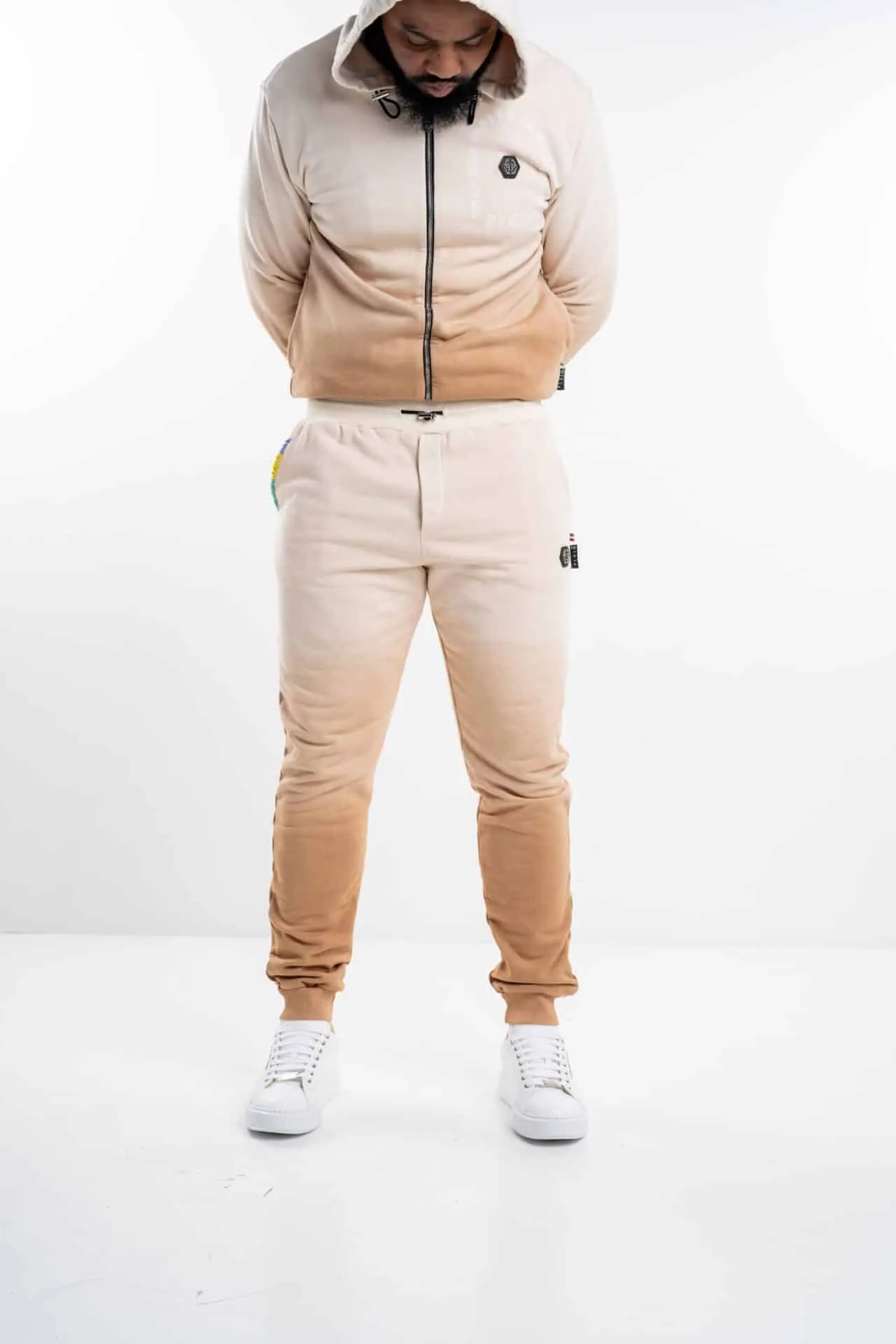 Philipp Plein Jogging Tracksuit Beige MJJ0505 PJO002N 06