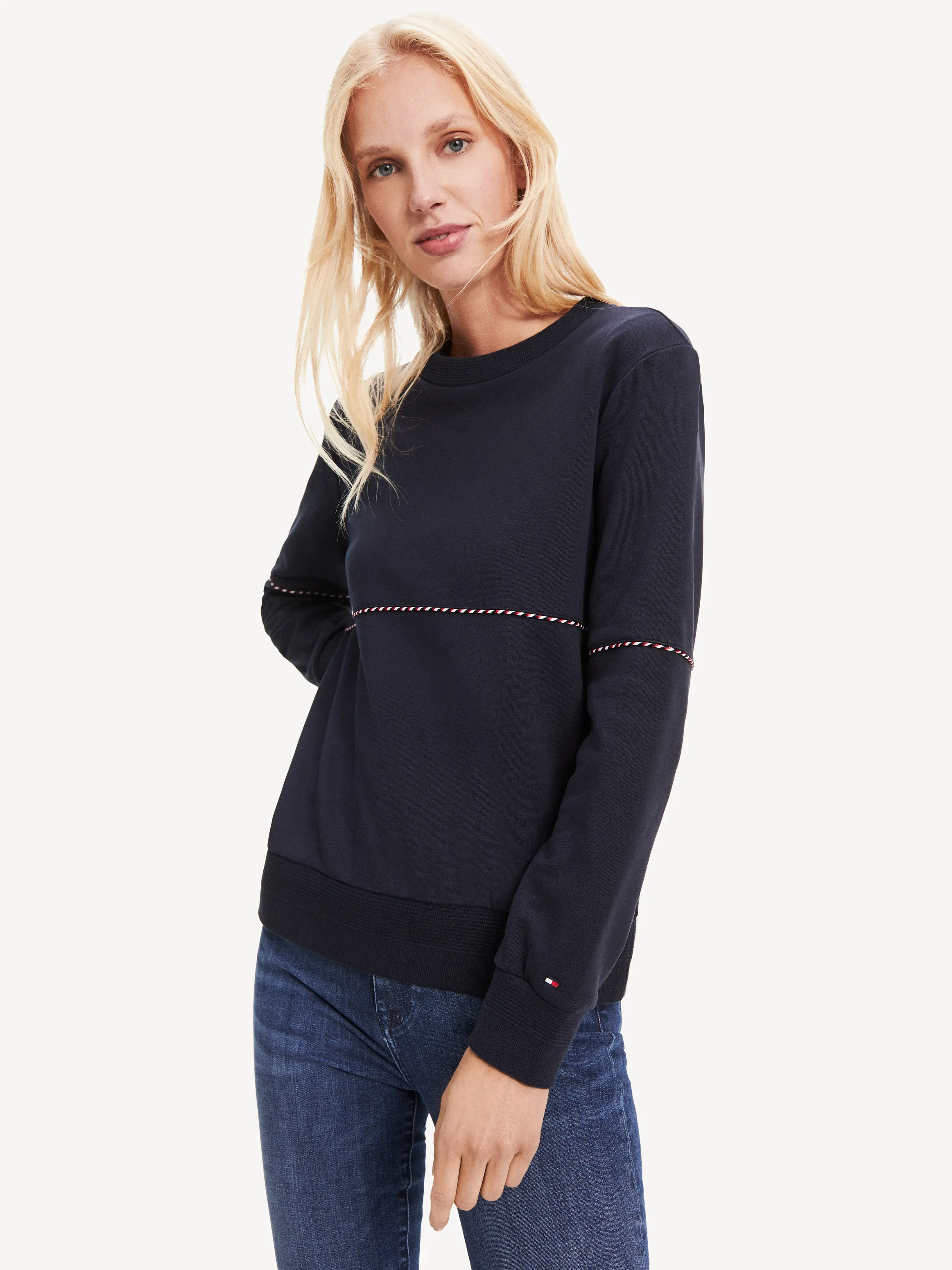 Piping Trim Sweatshirt | Hoodies | Tommy Hilfiger