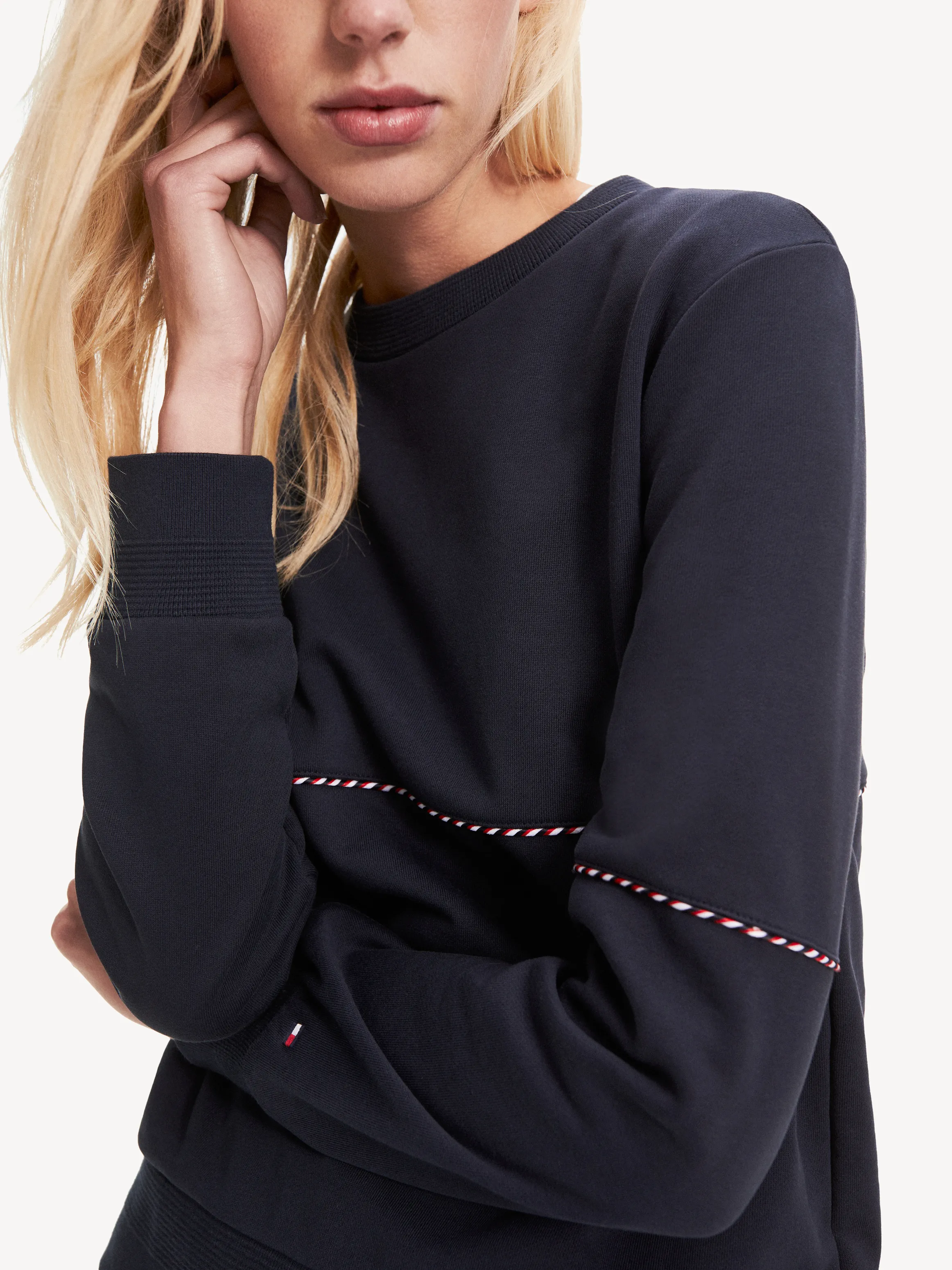 Piping Trim Sweatshirt | Hoodies | Tommy Hilfiger