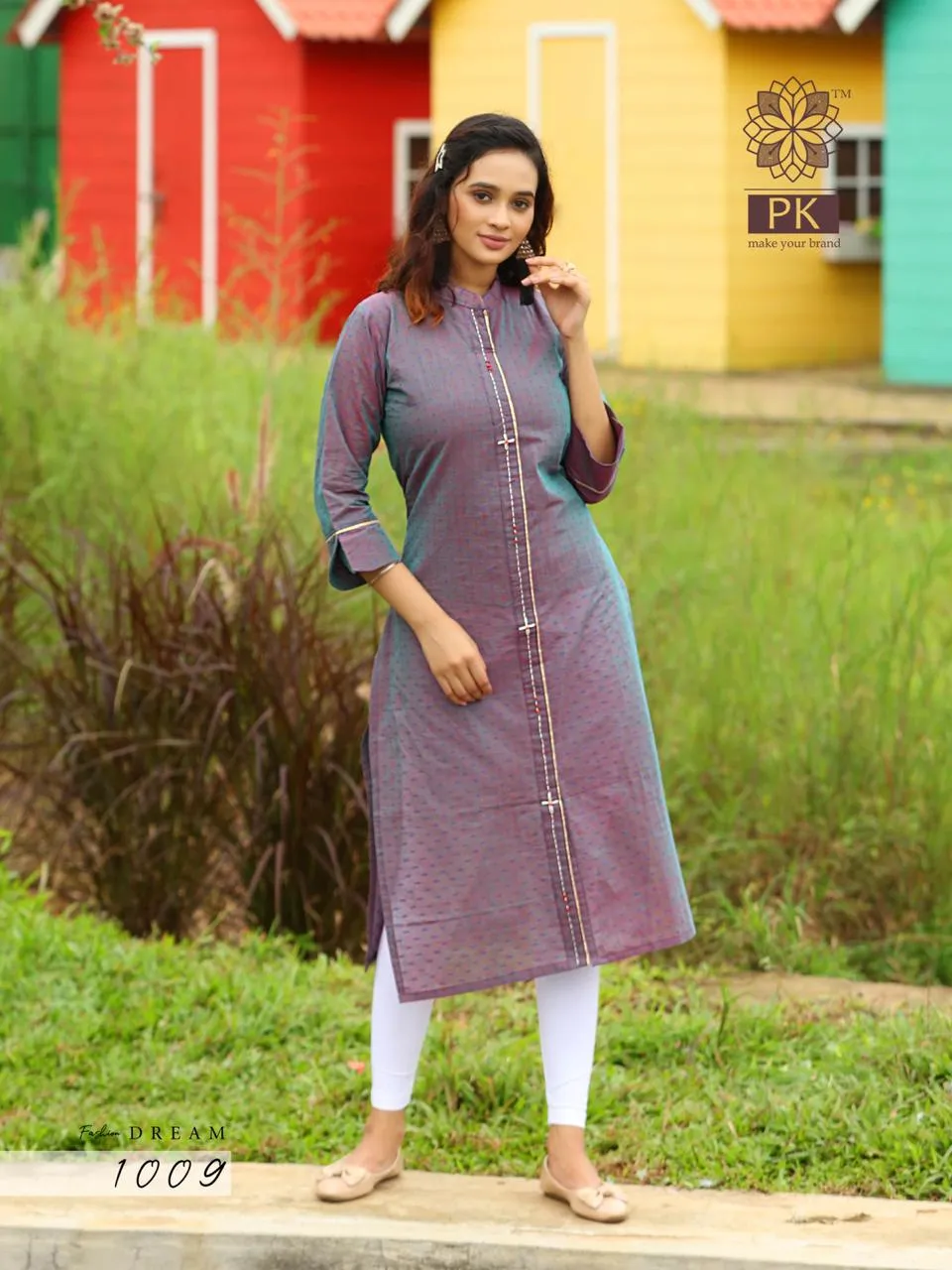 Pk launched Fashion Dream Vol 1 Rayon And Cotton Casual Wear Kurtis Collection