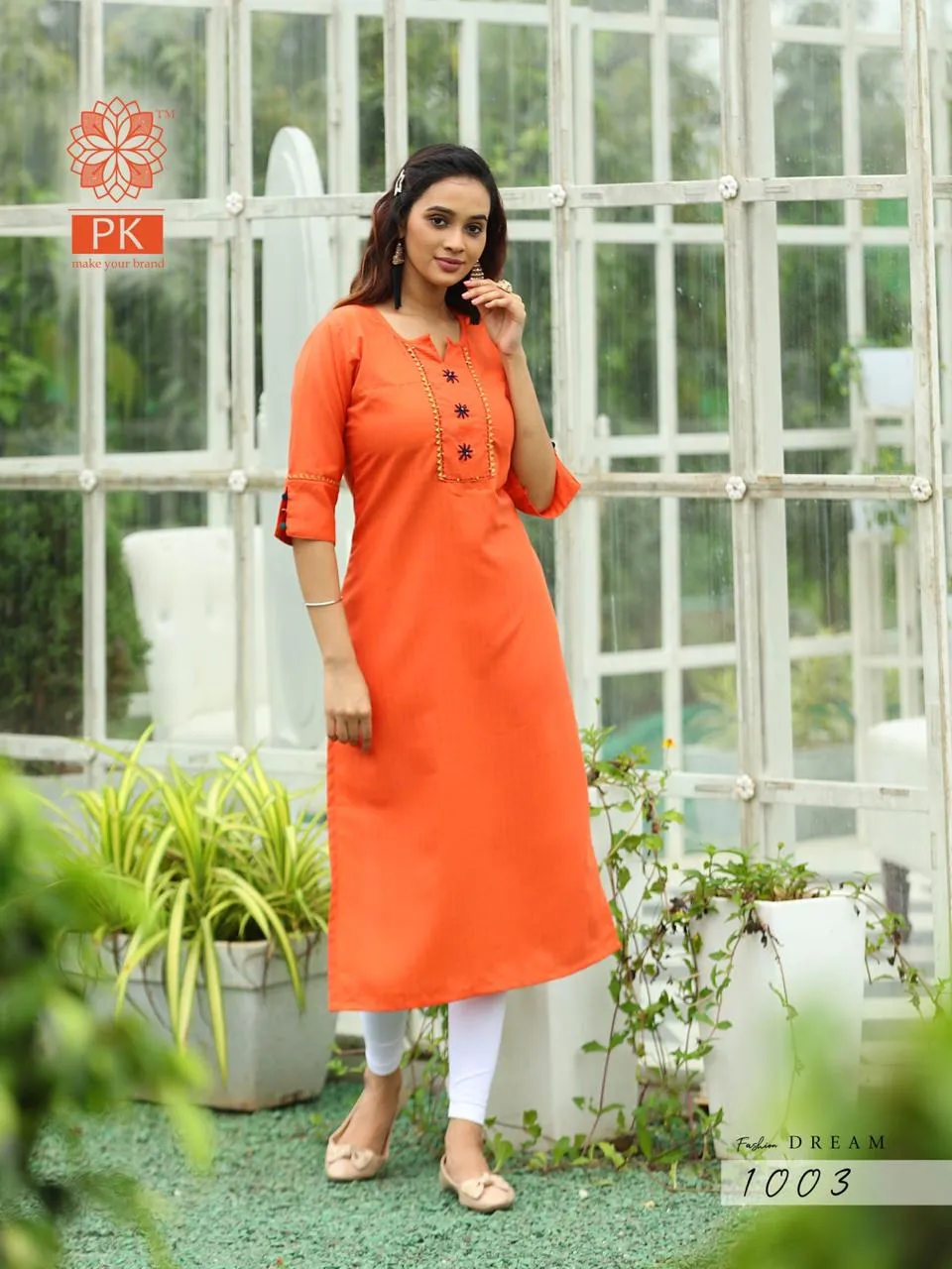 Pk launched Fashion Dream Vol 1 Rayon And Cotton Casual Wear Kurtis Collection