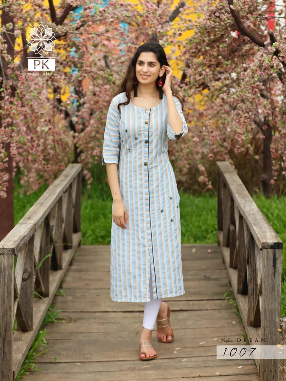 Pk launched Fashion Dream Vol 1 Rayon And Cotton Casual Wear Kurtis Collection