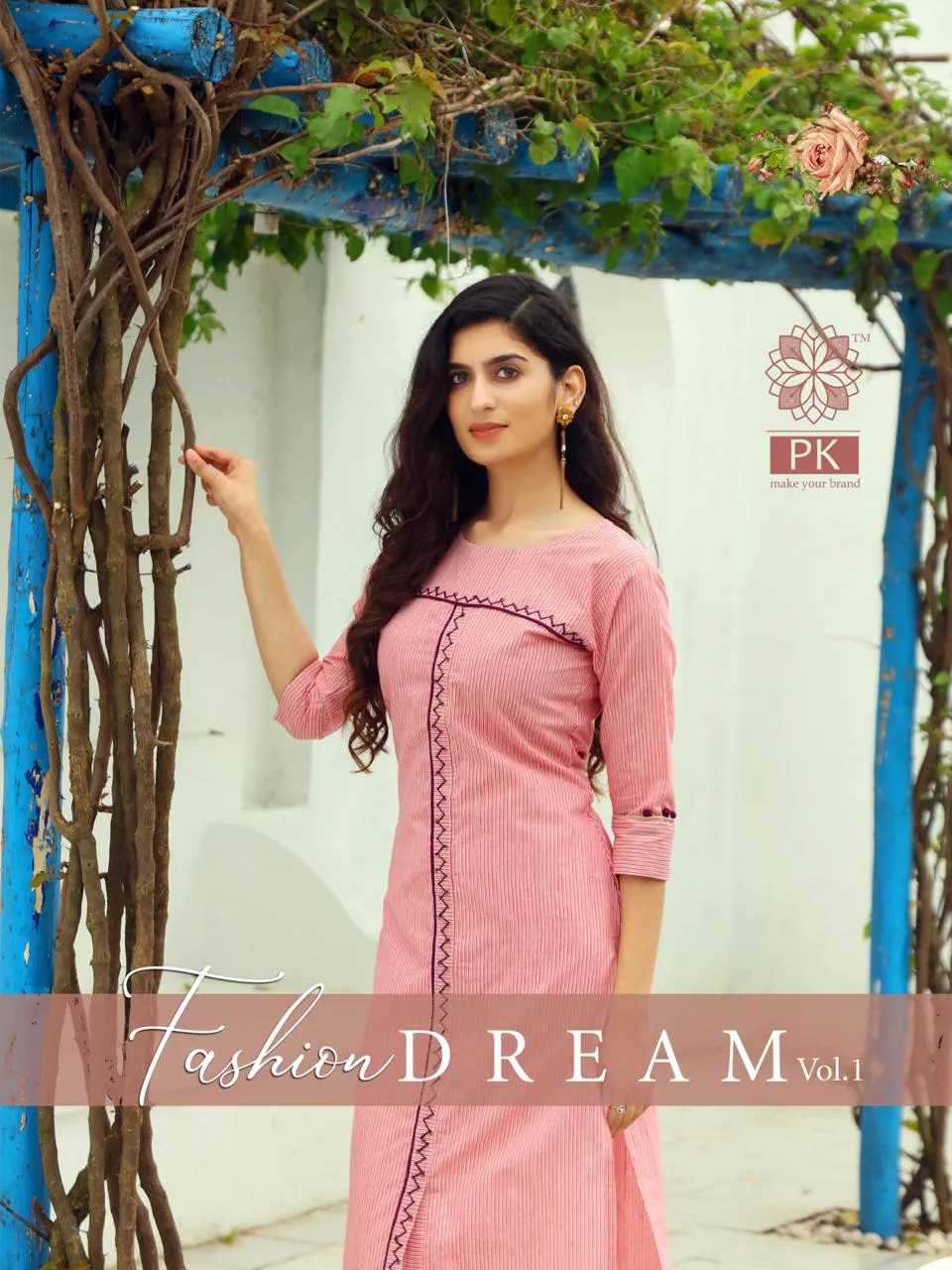 Pk launched Fashion Dream Vol 1 Rayon And Cotton Casual Wear Kurtis Collection