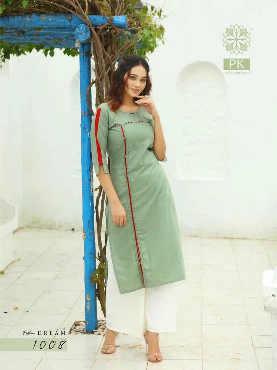 Pk launched Fashion Dream Vol 1 Rayon And Cotton Casual Wear Kurtis Collection