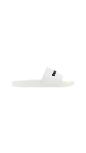 Pool Slide Sandals - White