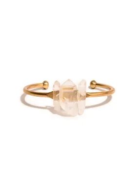 Quartz Cuff Bracelet