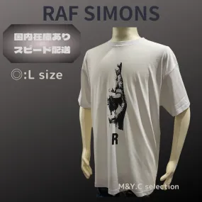 RAF SIMONS  |Cotton Short Sleeves Designers T-Shirts