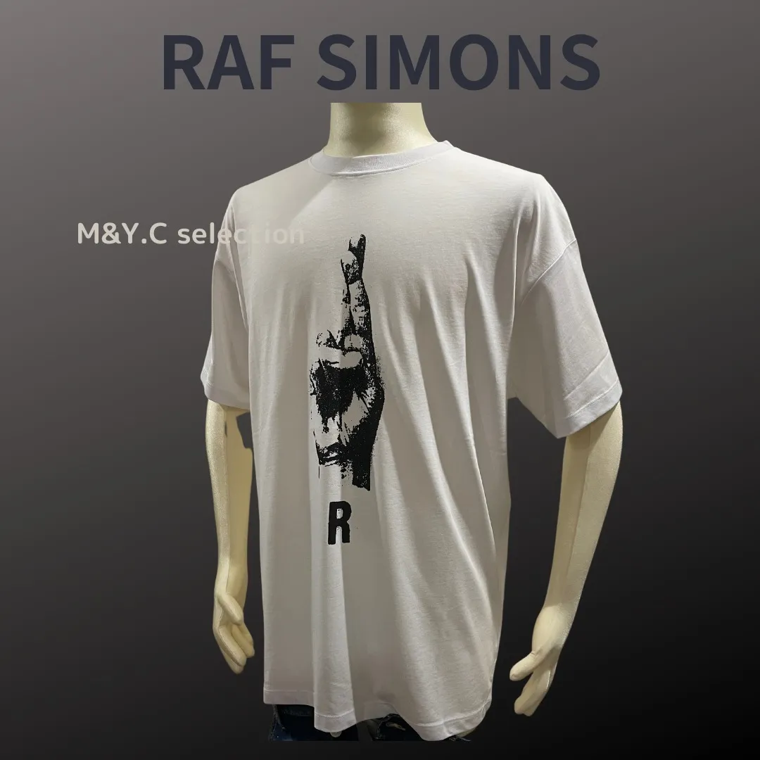 RAF SIMONS  |Cotton Short Sleeves Designers T-Shirts