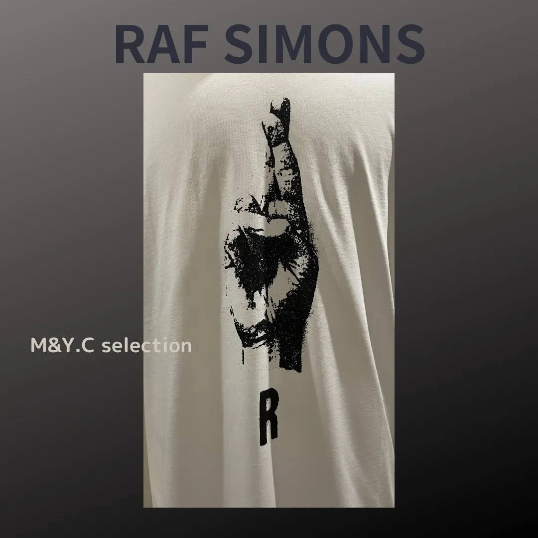 RAF SIMONS  |Cotton Short Sleeves Designers T-Shirts