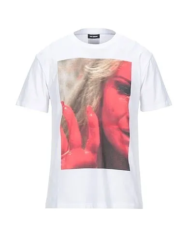 RAF SIMONS  |Cotton Short Sleeves Logo Designers T-Shirts