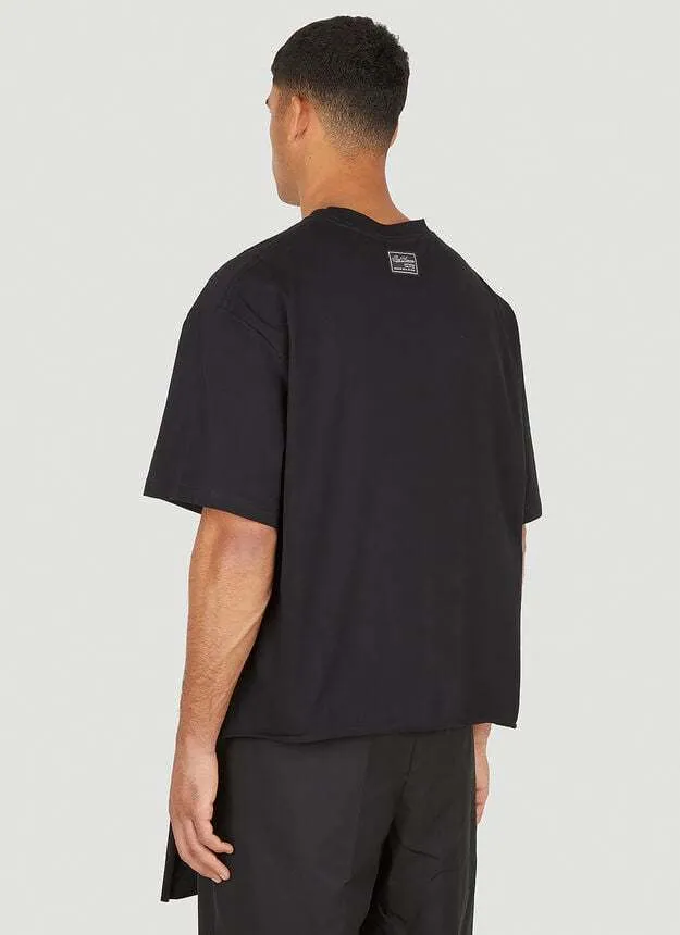 RAF SIMONS  |Crew Neck Street Style Cotton Short Sleeves Logo Designers