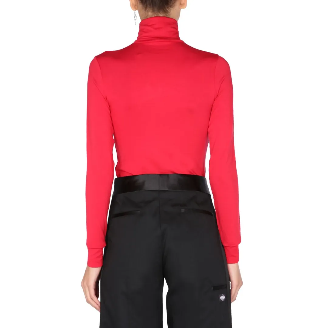 RAF SIMONS  |Long Sleeves High-Neck Elegant Style V-neck & Crew neck