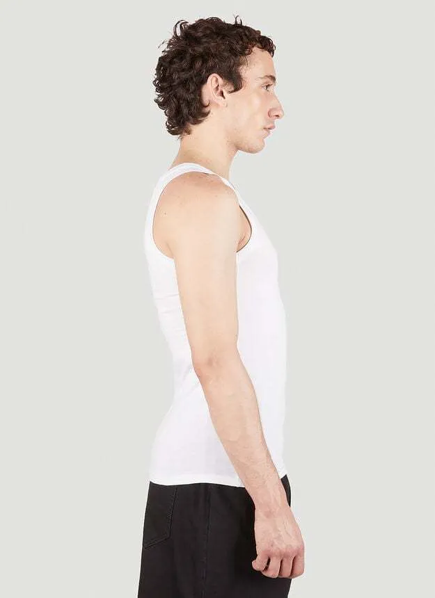 RAF SIMONS  |Street Style Cotton Logo Designers Tanks