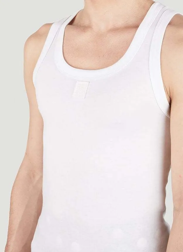 RAF SIMONS  |Street Style Cotton Logo Designers Tanks