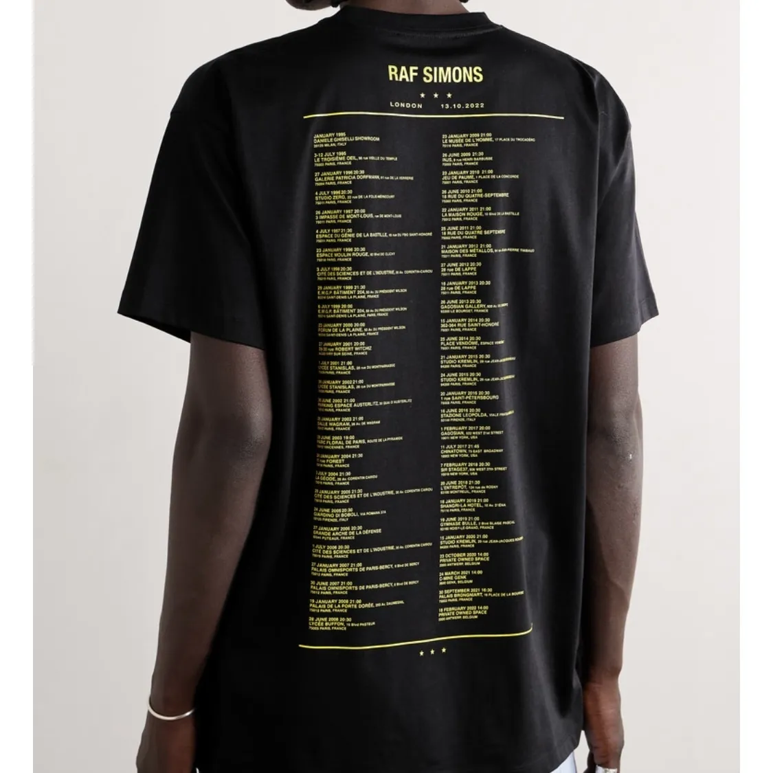 RAF SIMONS  |Street Style Designers T-Shirts