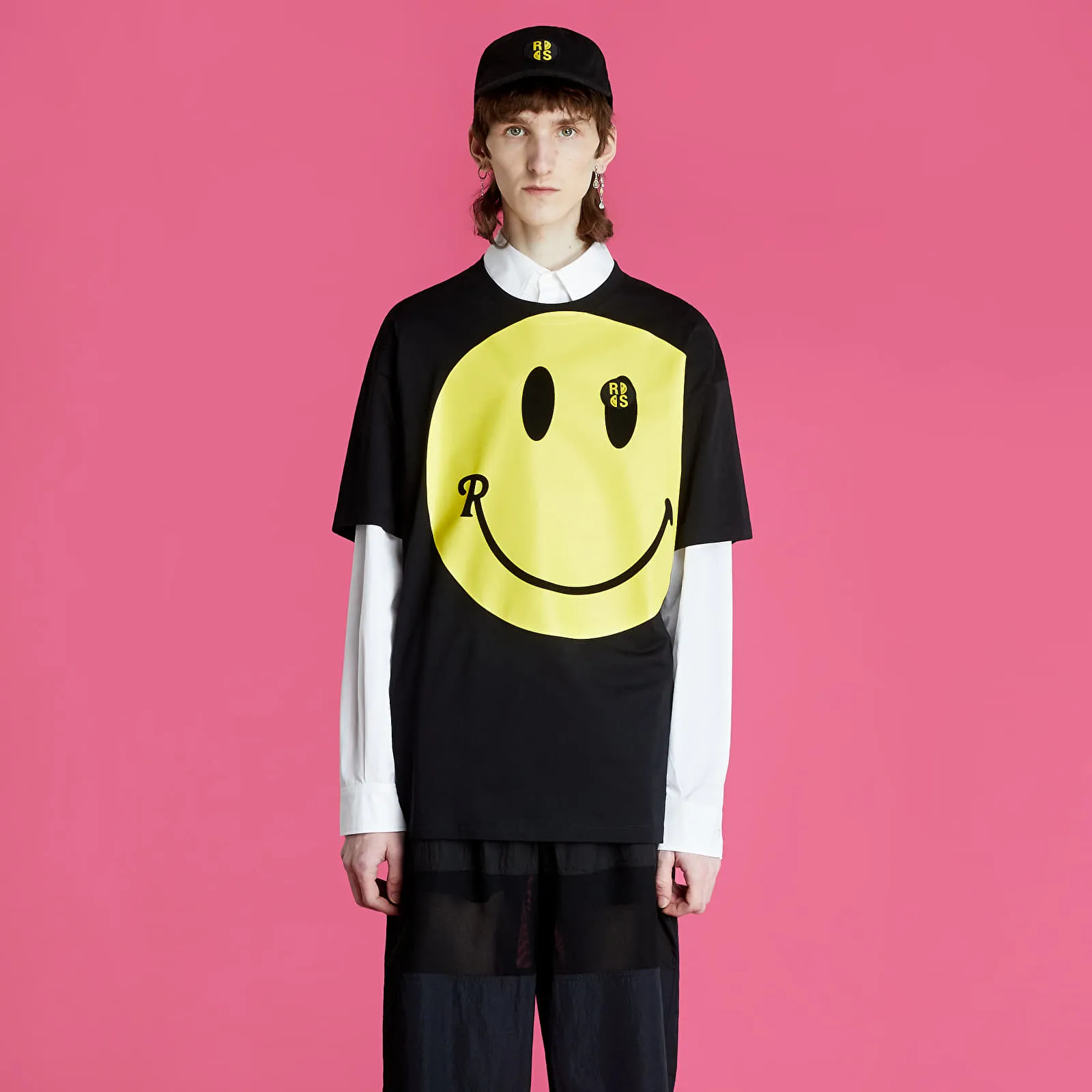 RAF SIMONS  |Unisex Street Style Collaboration Cotton Designers T-Shirts