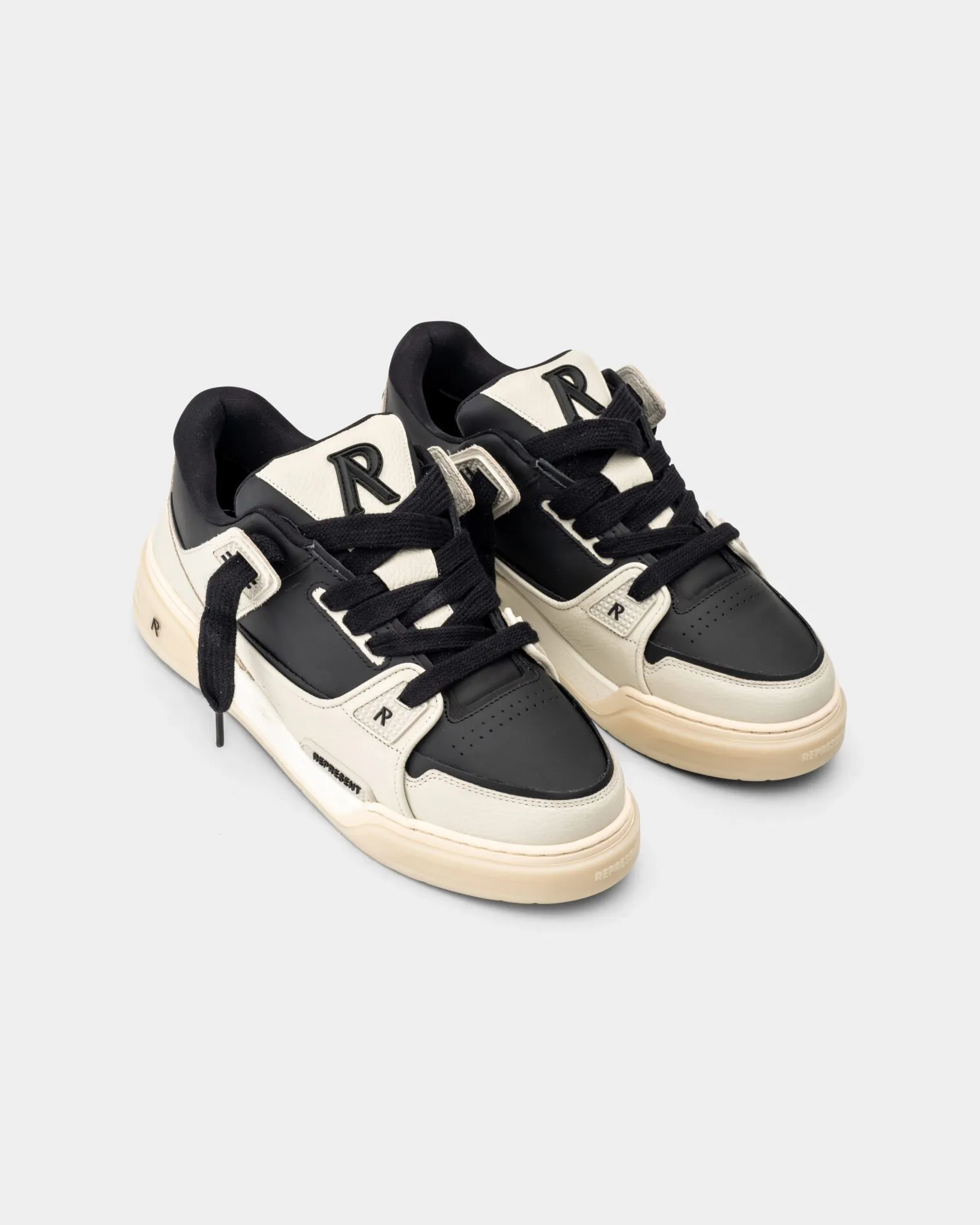 Represent Men’s Studio Sneaker MF9007-438 Vintage White/Black