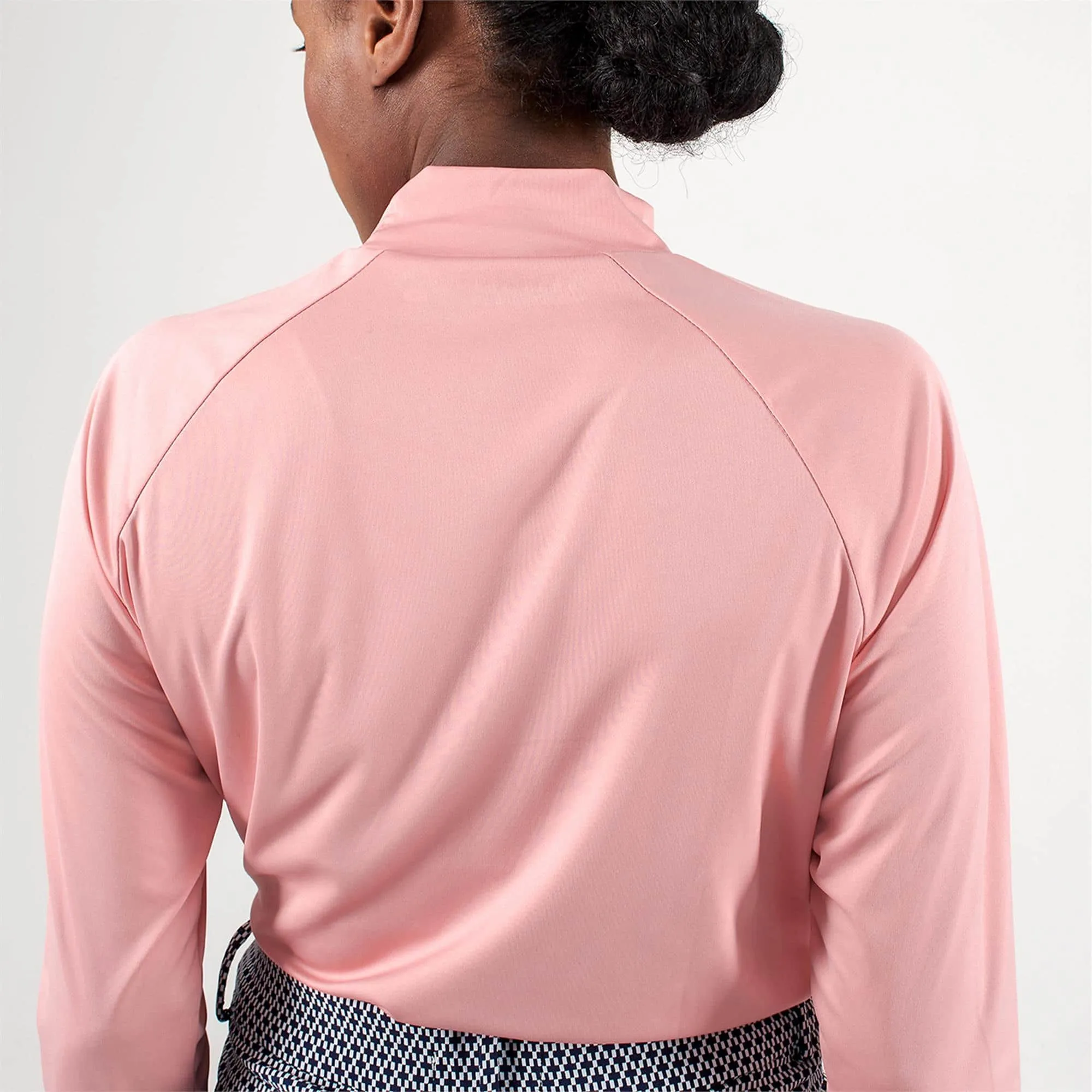 Rohnisch Addison Long Sleeve Polo Rose