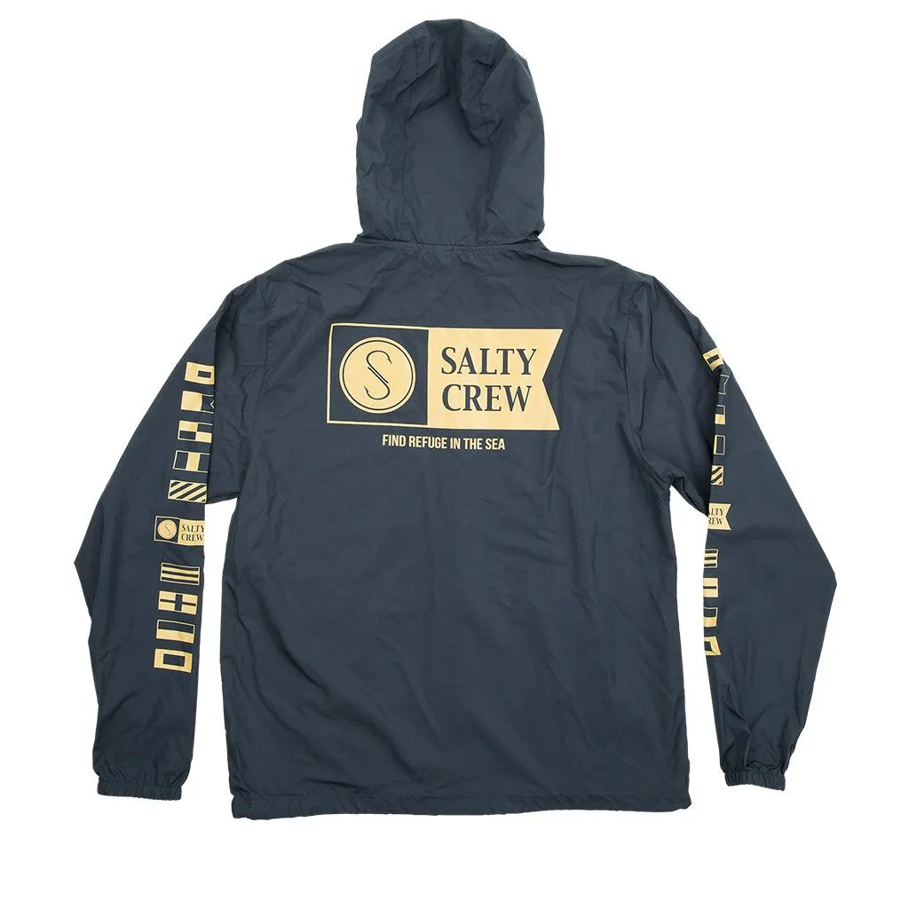 Salty Crew Alpha Windbreaker Jacket - Navy