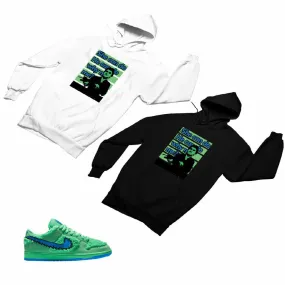 SB Dunk Low Green Bear Matching Custom Designed Hoodies ND 1-6-23