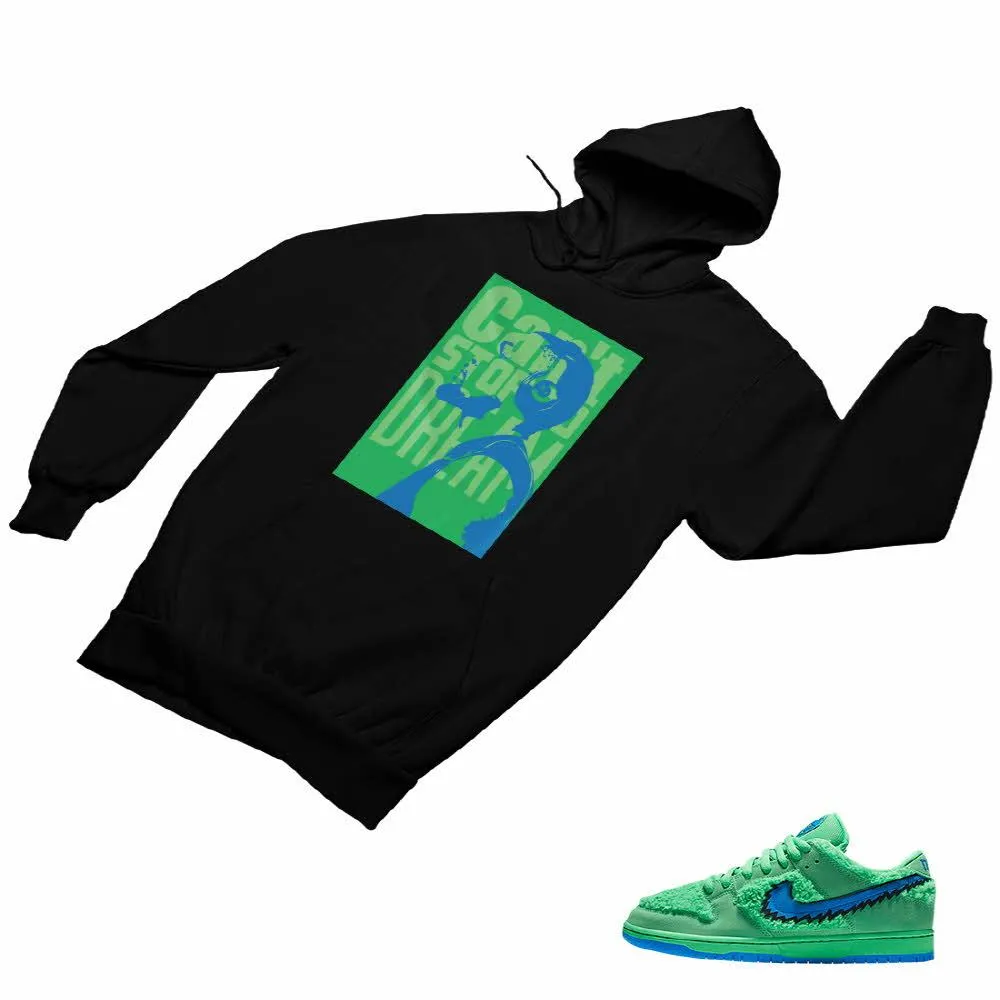 SB Dunk Low Green Bear Matching Custom Designed Hoodies ND 1-6-7