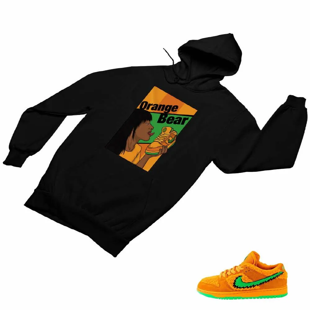 SB Dunk Low Orange Bear Matching Custom Designed Hoodies ND 1-5-19