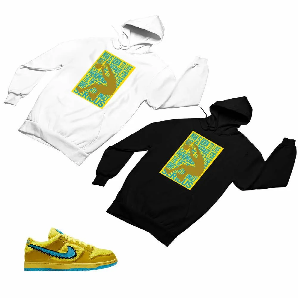 SB Dunk Low Yellow Matching Custom Designed Hoodies ND 1-4-21