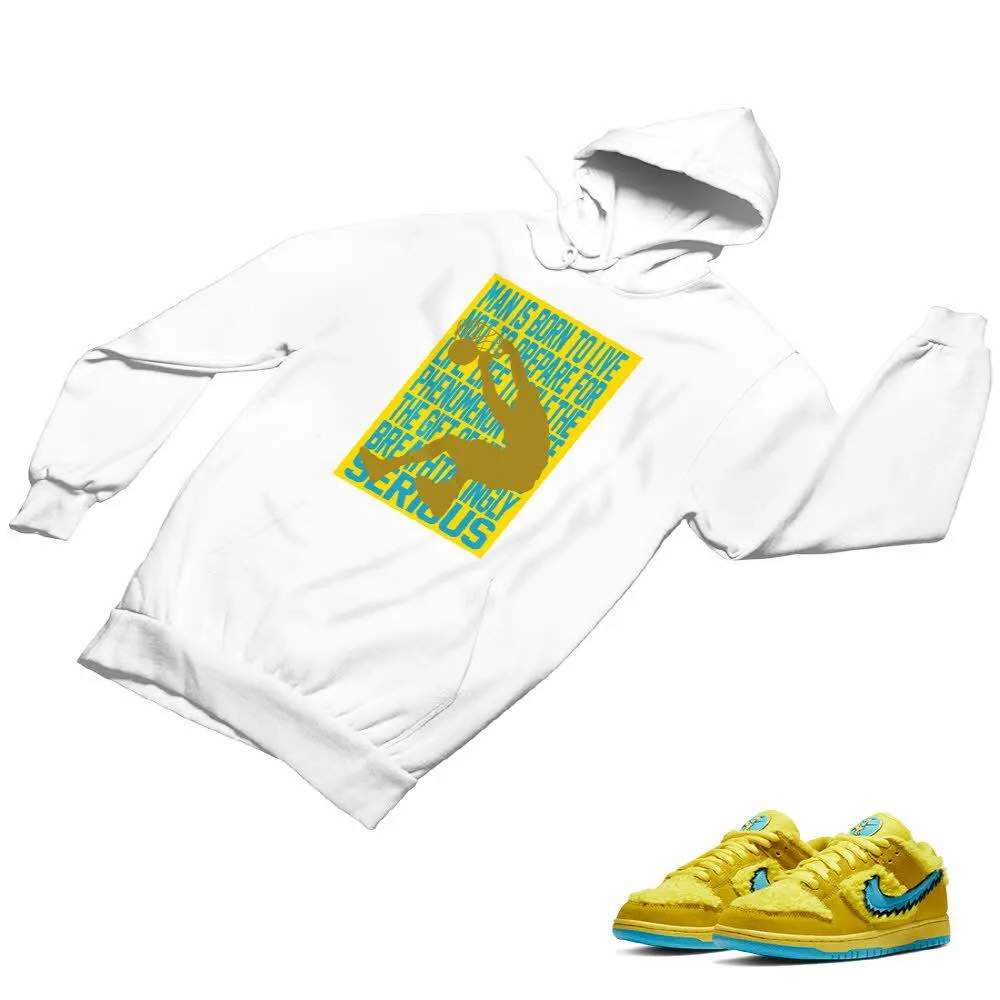 SB Dunk Low Yellow Matching Custom Designed Hoodies ND 1-4-21