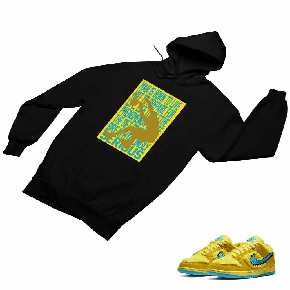 SB Dunk Low Yellow Matching Custom Designed Hoodies ND 1-4-21