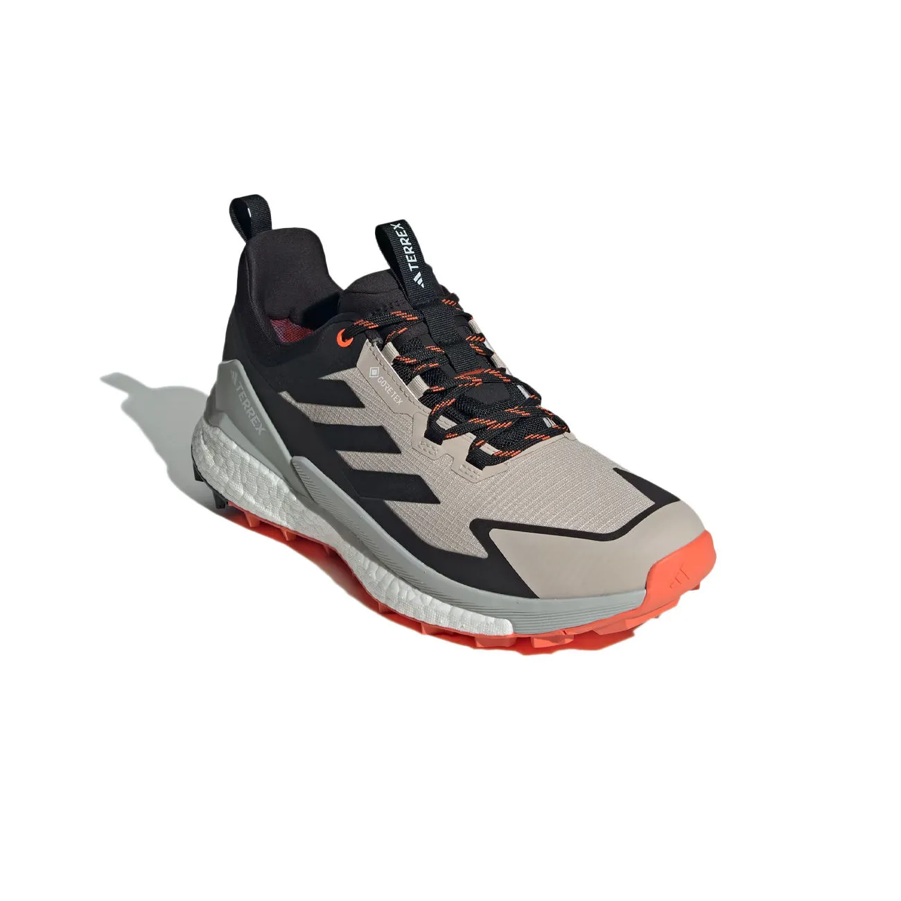 SCARPE TERREX FREE HIKER 2 LOW GTX Uomo Wonder Beige Core Black Semi Impact Orange