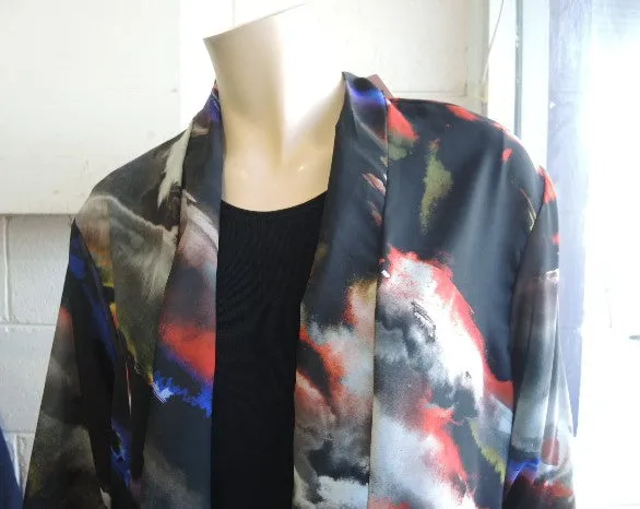 Shelz Polished Chiffon Jacket