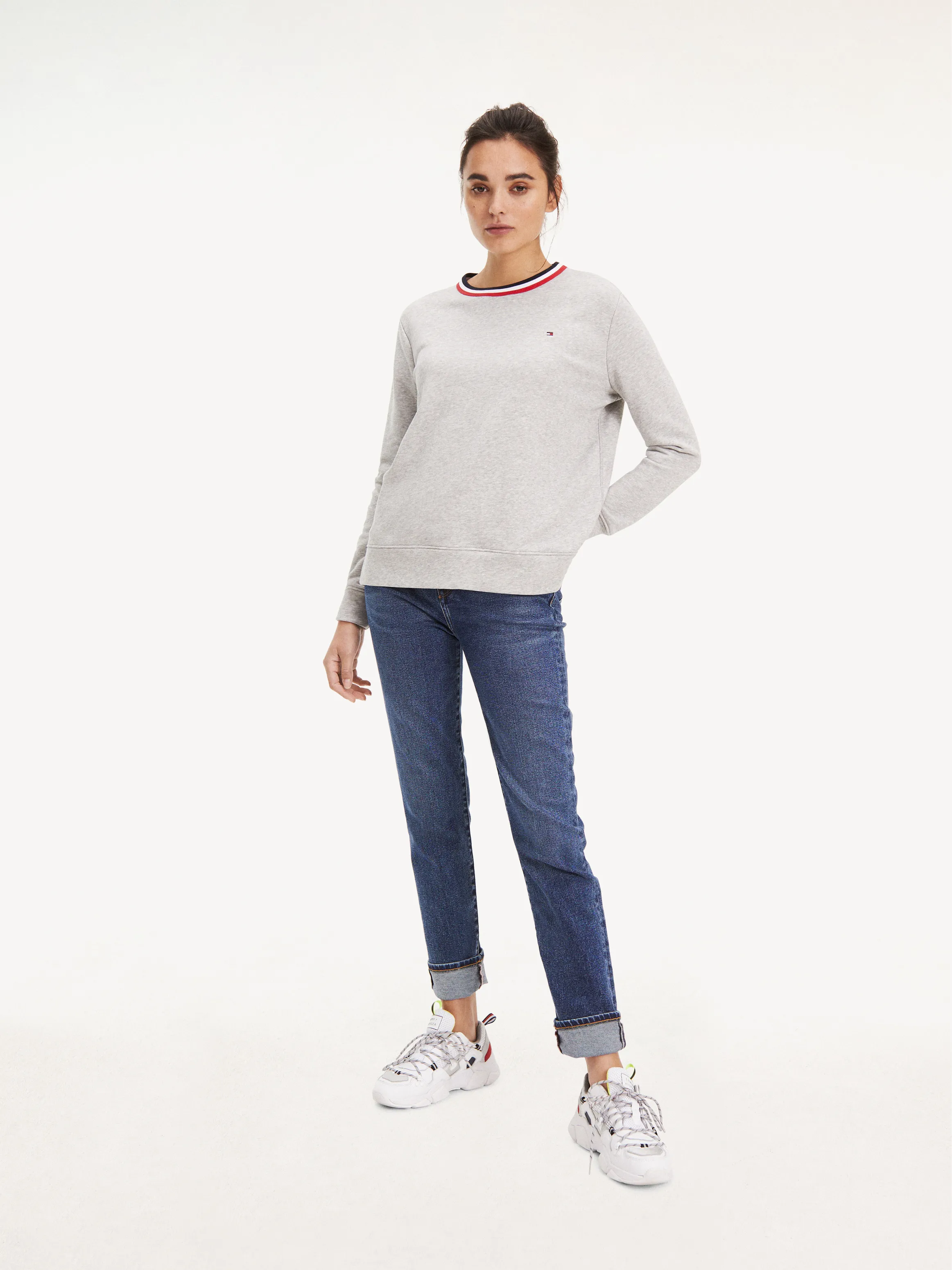 Signature Crew Neck Sweatshirt | Hoodies | Tommy Hilfiger