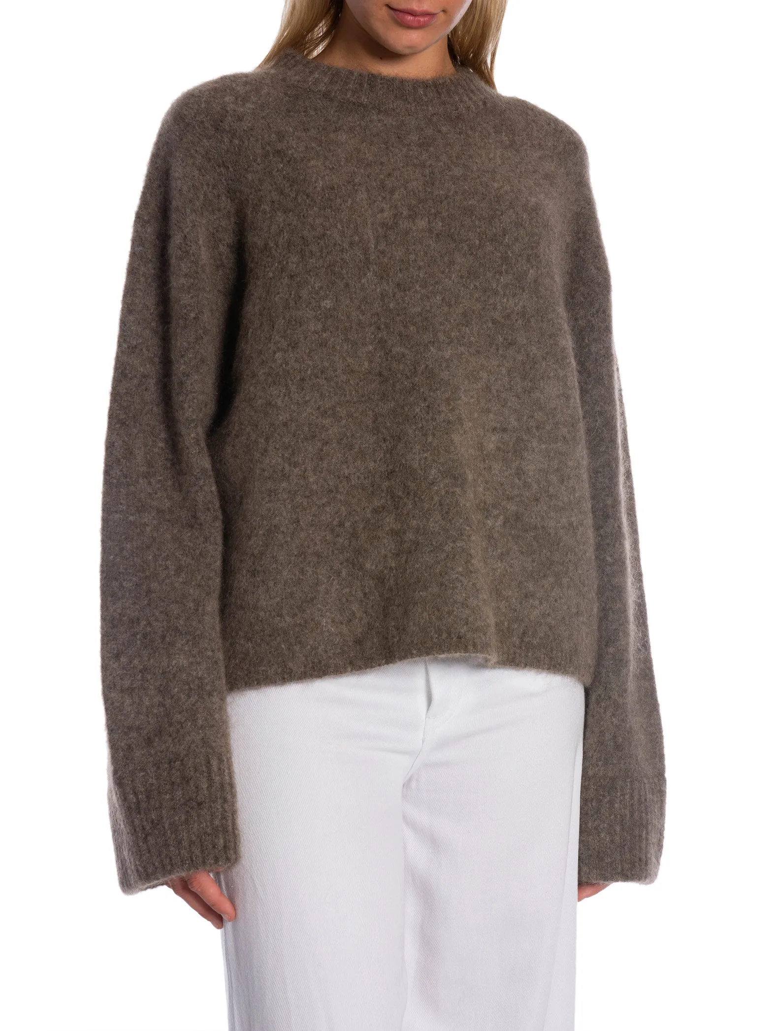 STYLEIN SWEATER NICLAS SHORT BROWN