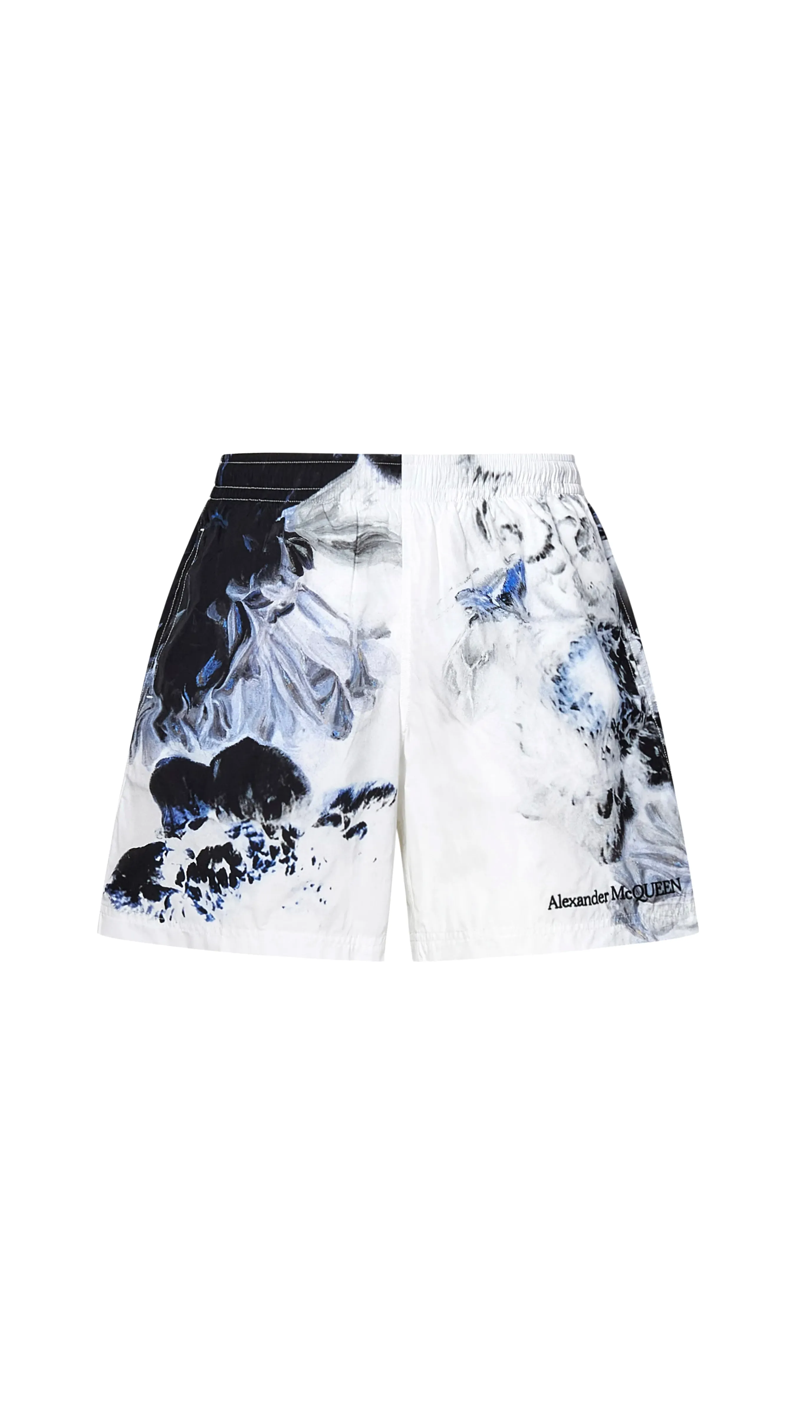 Swim Shorts - White\Blue