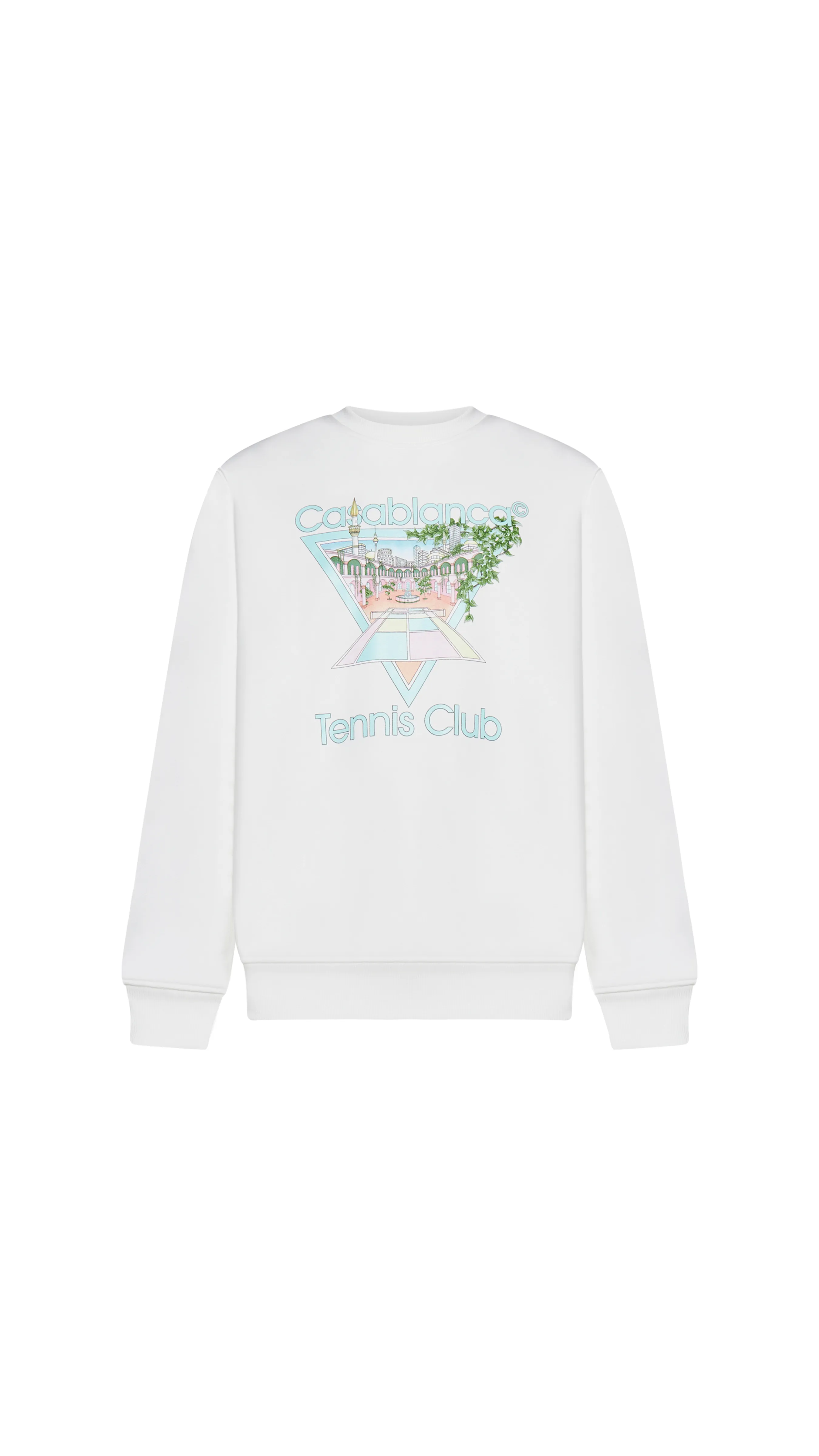 Tennis Club Sweatshirt - White